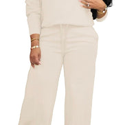 Women's 2 Piece Tracksuit - Oversized Half Zip Sweatsuit Set | AURORE LUXURE