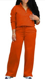 Women's 2 Piece Tracksuit - Oversized Half Zip Sweatsuit Set | AURORE LUXURE