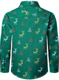 Kids Christmas Shirt - Santa Claus Button Down for Boys & Girls | AURORE LUXURE
