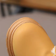 Kids Winter Ankle Boots - Non-Slip Lace Up Boots with Zipper | AURORE LUXURE