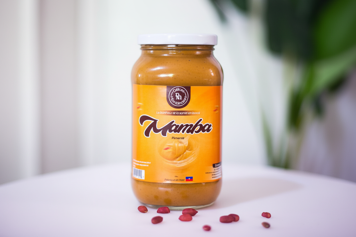 Authentic Haitian Peanut Butter (Manba)