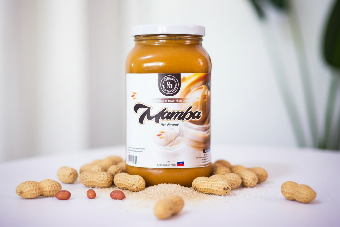 Authentic Haitian Peanut Butter (Manba)
