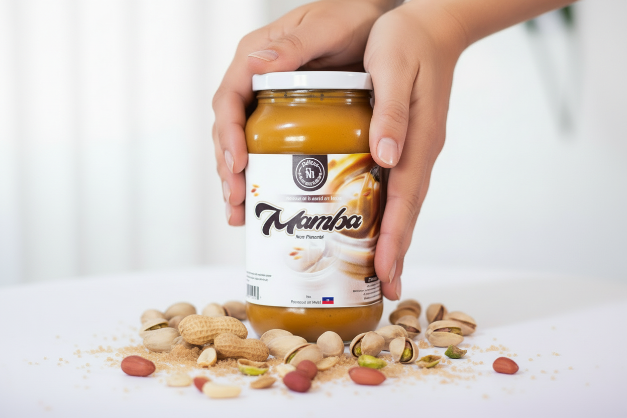 Authentic Haitian Peanut Butter (Manba)