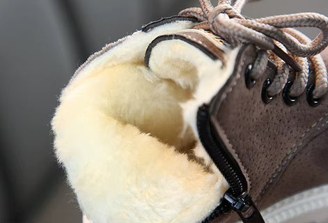 Kids Snow Boots - Warm Faux Fur Lined Winter Boots with Zipper | AURORE LUXURE