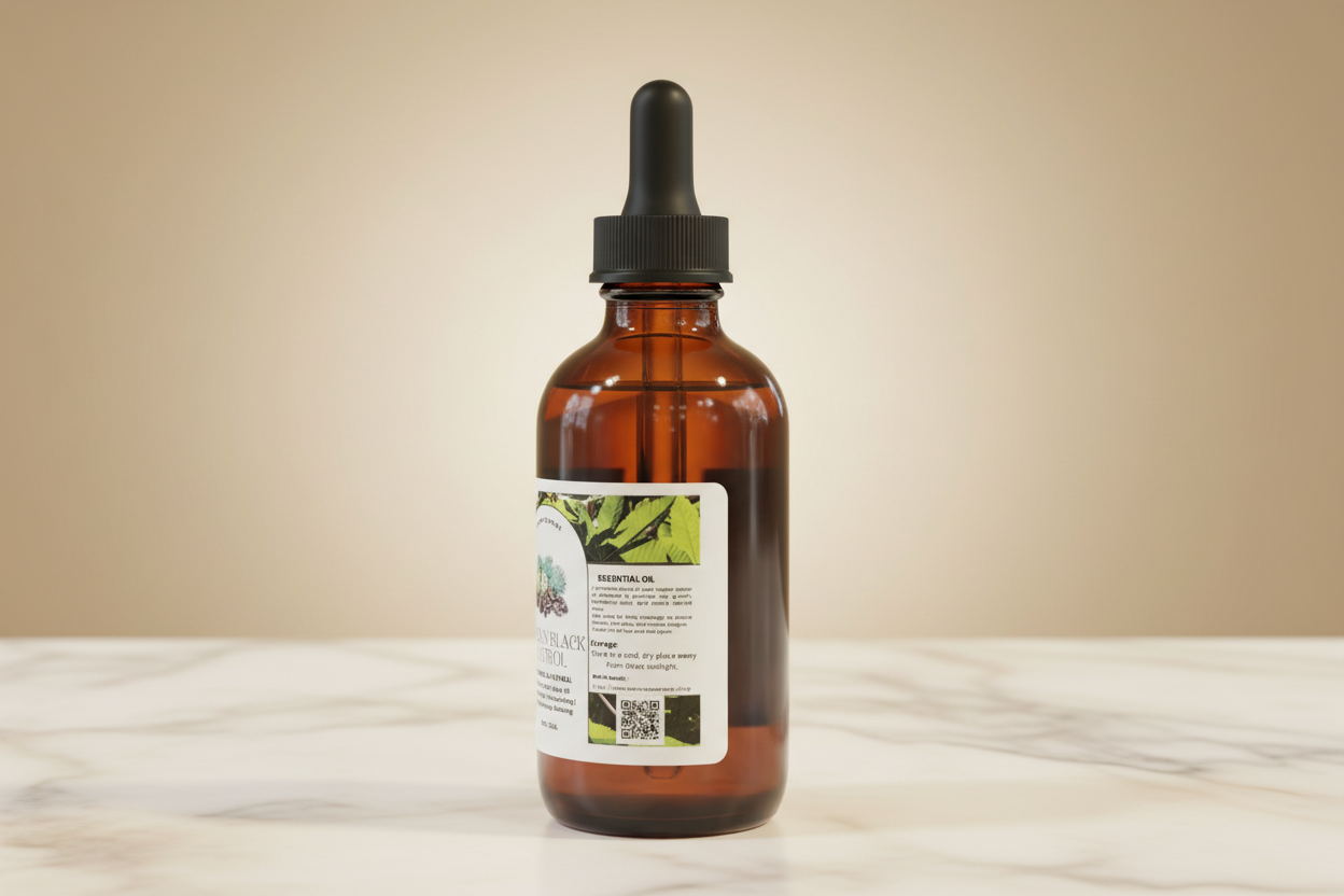 Aurore Luxure Haitian Black Castor Oil/ maskriti – Organic & Natural 100% Pure Castor Hair & Body Oil