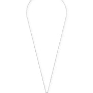 Diamond Flower Cluster Pendant Necklace & Earrings Set (Sterling Silver)