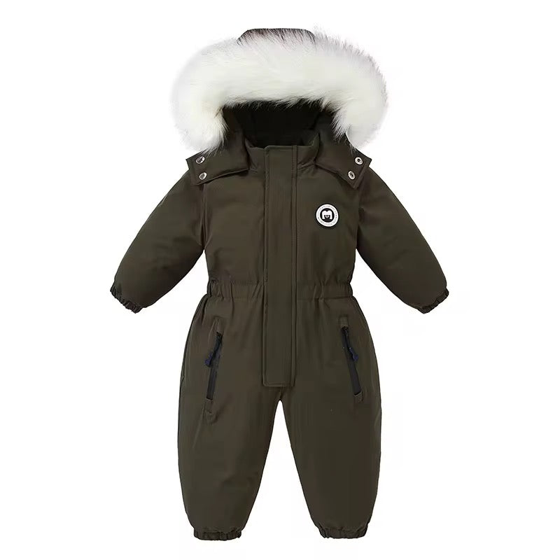 Kids Waterproof Snowsuit - One Piece Ski Suit for Boys & Girls | AURORE LUXURE