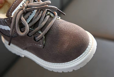 Kids Snow Boots - Warm Faux Fur Lined Winter Boots with Zipper | AURORE LUXURE