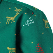 Kids Christmas Shirt - Santa Claus Button Down for Boys & Girls | AURORE LUXURE