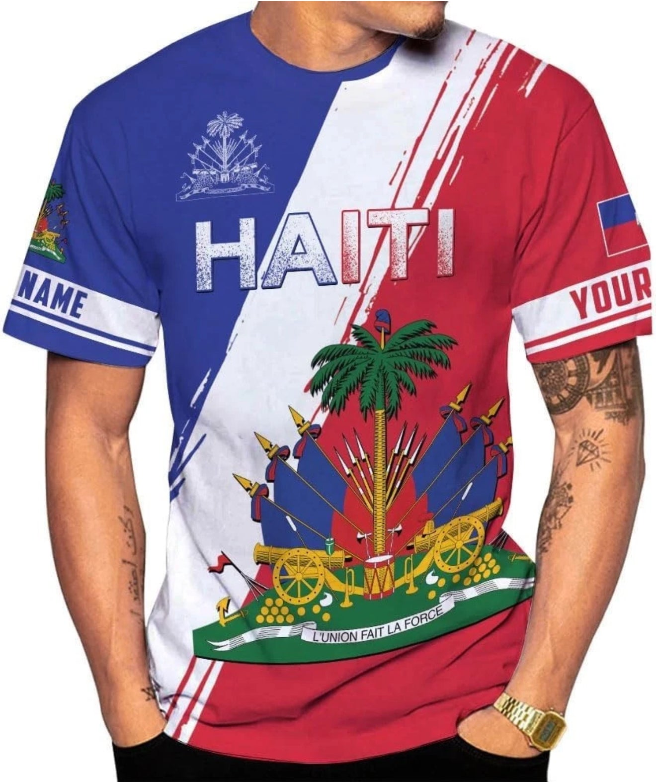 Personalized Haiti Baseball Jersey - Custom Name Haitian Jersey for Men & Women