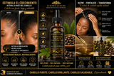 Aurore Luxure Haitian Black Castor Oil/ maskriti – Organic & Natural 100% Pure Castor Hair & Body Oil