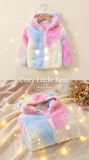 Toddler Bear Ear Hoodie - Fleece Winter Jacket for Boys & Girls _ AURORE LUXURE