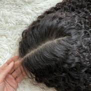 13x6 Full Lace Frontal Burmese Curly Wig – 180% Density, 100% Human Hair