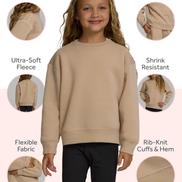 Girls 3-Pack Sweatshirts - Hoodies & Quarter Zip Fleece Set | AURORE LUXURE