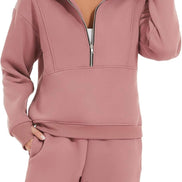 Women's Fleece Tracksuit Set - 2 Piece Sweatshirt & Joggers | AURORE LUXURE
