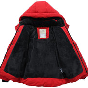 Kids Boys’ Waterproof Puffer Jacket – Warm Fleece Lined Hooded Winter Coat