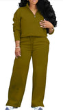 Women's 2 Piece Tracksuit - Oversized Half Zip Sweatsuit Set | AURORE LUXURE