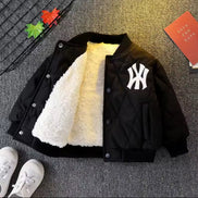 AURORE LUXURE -BOYS WINTER BASEBALL JACKET