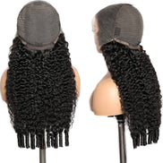 13x6 Full Lace Frontal Burmese Curly Wig – 180% Density, 100% Human Hair