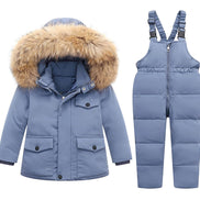Kids 2-Piece Snowsuit - Waterproof Puffer Jacket & Snow Pants Set | AURORE LUXURE