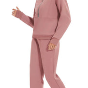 Women's Fleece Tracksuit Set - 2 Piece Sweatshirt & Joggers | AURORE LUXURE