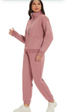 Women's Fleece Tracksuit Set - 2 Piece Sweatshirt & Joggers | AURORE LUXURE