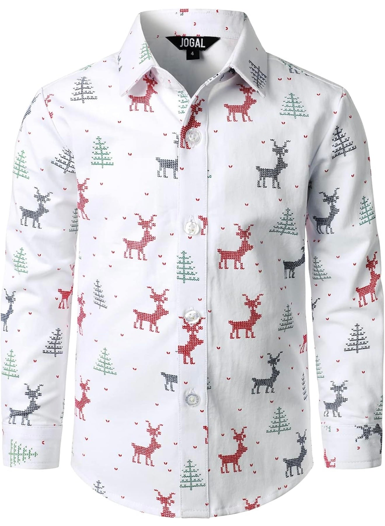 Kids Christmas Shirt - Santa Claus Button Down for Boys & Girls | AURORE LUXURE