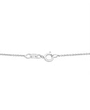 Diamond Flower Cluster Pendant Necklace & Earrings Set (Sterling Silver)