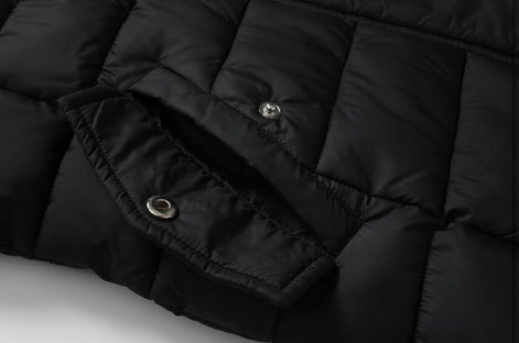 Girls’ Winter Waterproof Long Puffer Coat – Warm Kids Parka Jacket with Removable Hood