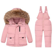 Kids 2-Piece Snowsuit - Waterproof Puffer Jacket & Snow Pants Set | AURORE LUXURE