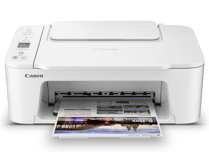 Canon PIXMA TS3720 Wireless All-in-One Printer for Basic Home Printing, White