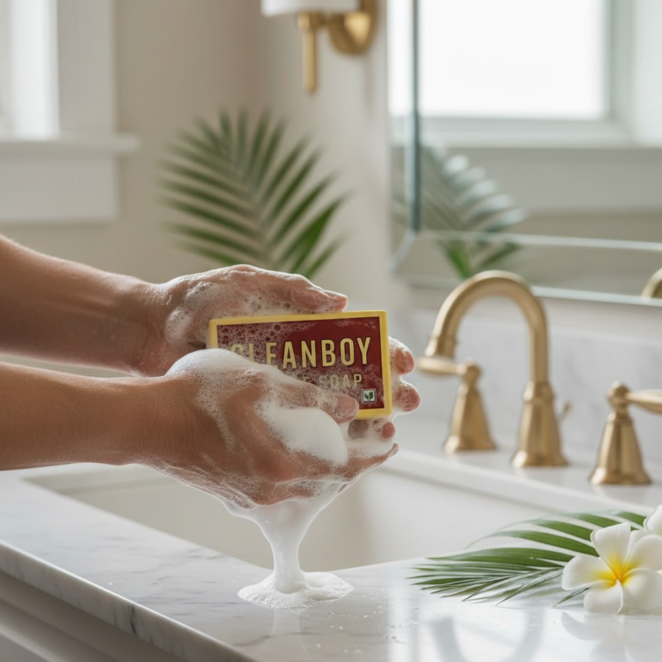 Clean boy Deluxe Soap