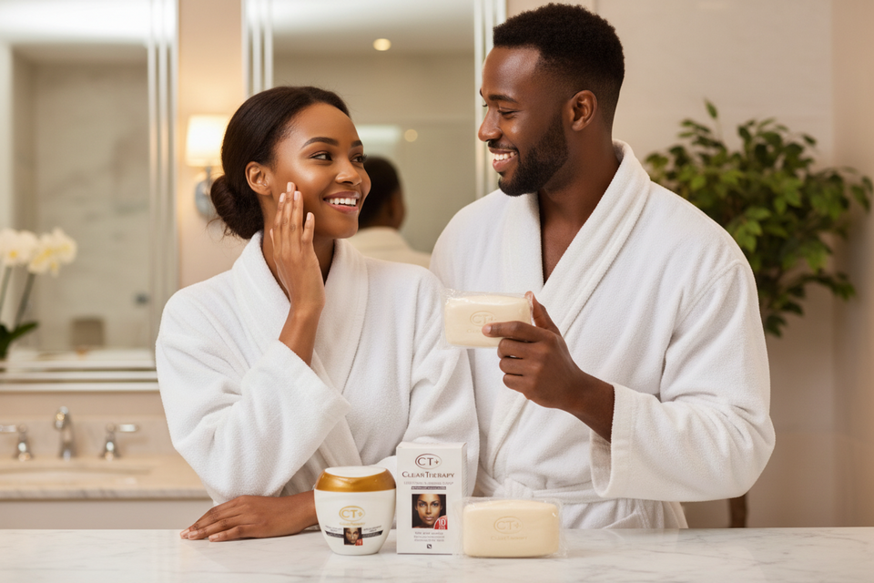 CT+ Clear Therapy Body Lotion with Carrot Oil - EXTRA LIGHTENING LOTION
FLAWLESS COMPLEXION set