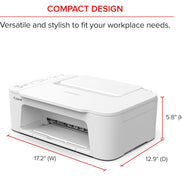 Canon PIXMA TS3720 Wireless All-in-One Printer for Basic Home Printing, White