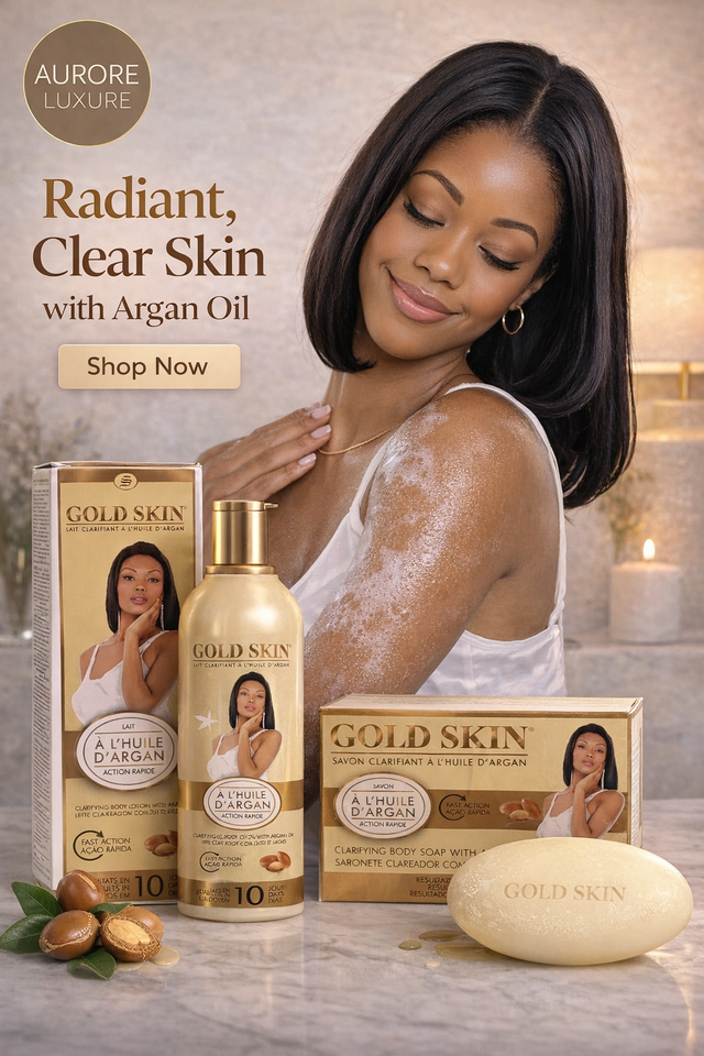 GOLD SKIN®
SAVON CLARIFIANT À L'HUILE D'ARGAN