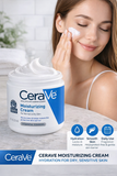 CeraVe Moisturizing Cream for Face & Body – Hydration for Dry Skin