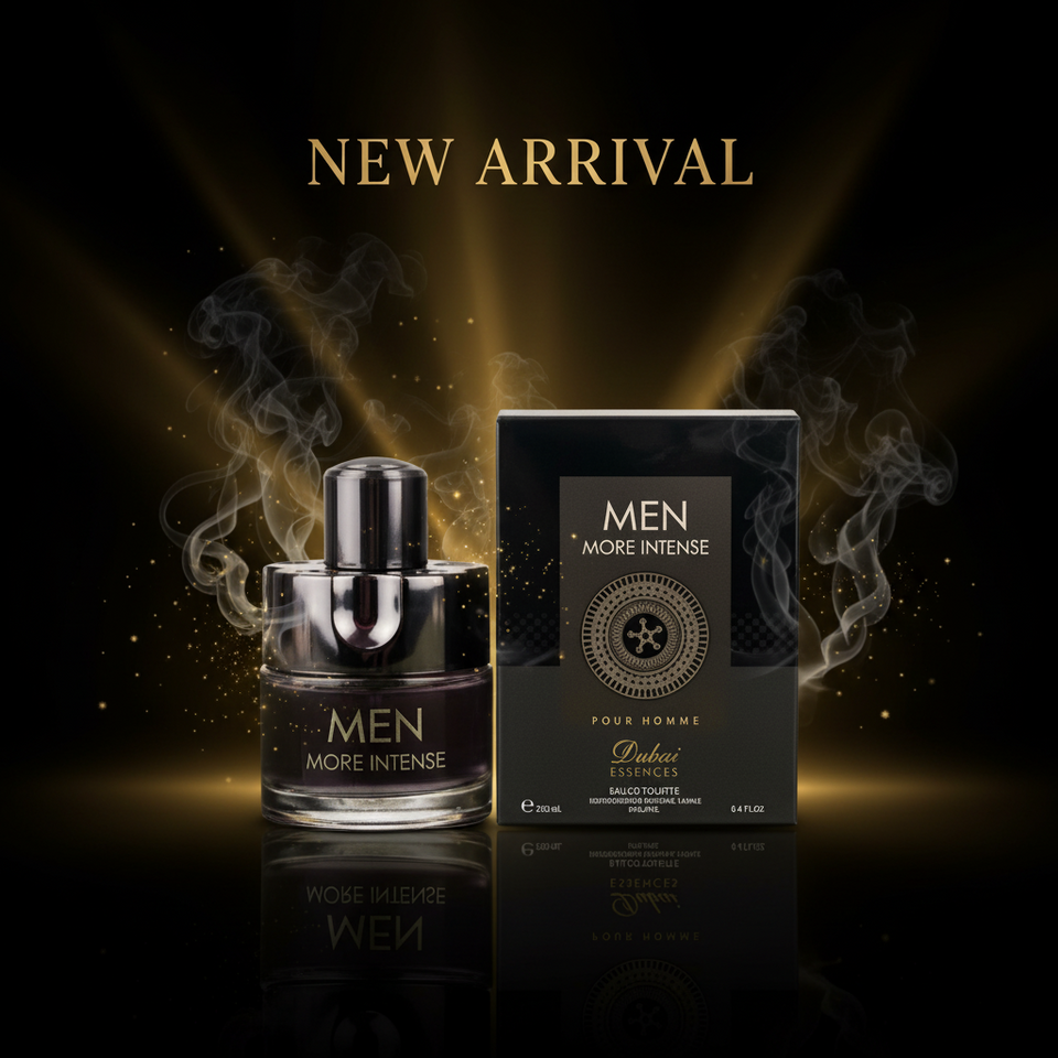 Men More Intense Pour Homme Eau de Parfum for Men, Long Lasting Fragrance, 100ml (3.4 fl oz)