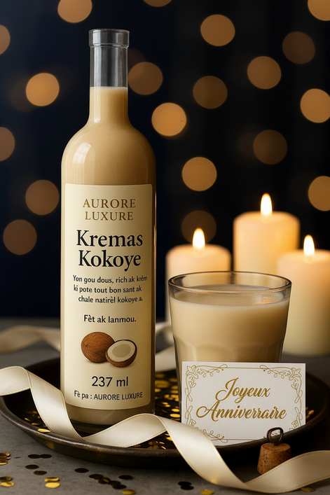Haitian Kremas Coconut Cream Liqueur - Aurore Luxure Traditional Recipe