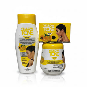 Yellow Tone Complete Skincare Set – Brightening Lotion, Cream, Oil & Soap Kit