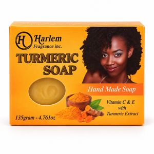 Harlem Turmeric Handmade Soap with Vitamins C & E, 4.76 oz (135 g)
