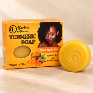 Harlem Turmeric Handmade Soap with Vitamins C & E, 4.76 oz (135 g)