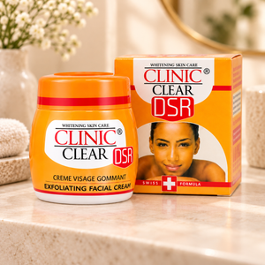 Clinic Clear DSR Exfoliating Facial Cream, Swiss Formula Face Scrub