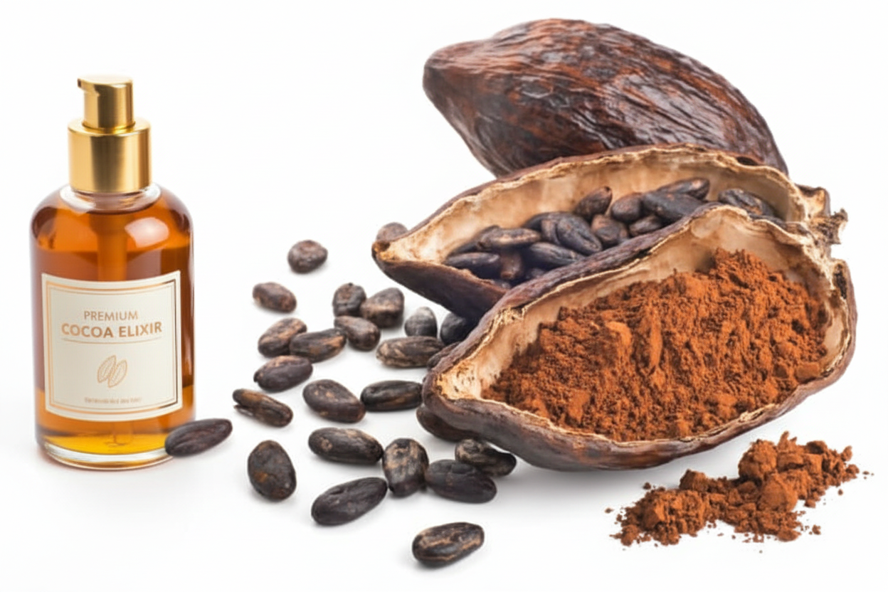 Premium Haitian Cocoa Butter Oil - 100% Organic | AURORE LUXURE