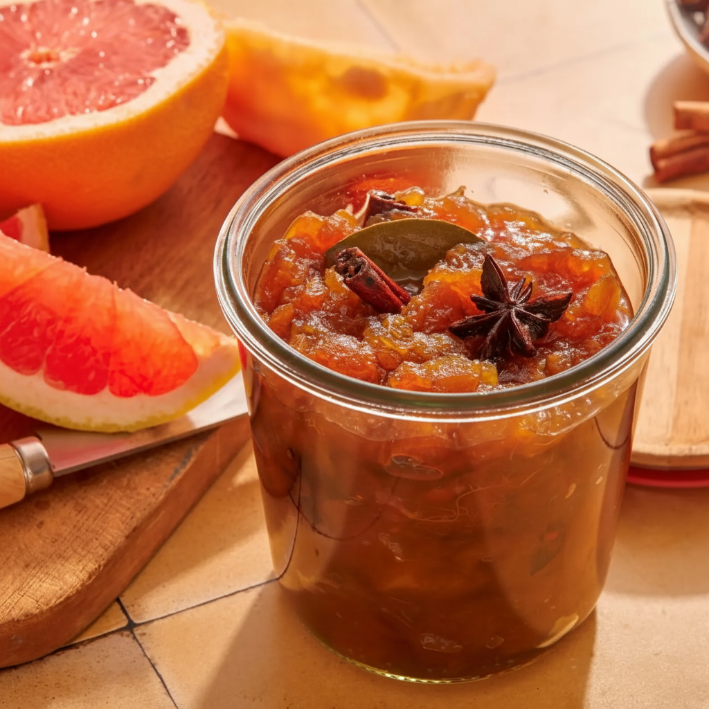 Pineapple & Grapefruit Jam - Haitian Tropical Fruit Preserve