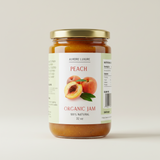 Peach Organic Jam – 100% Natirèl | 16 oz