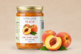 Peach Organic Jam – 100% Natirèl | 16 oz