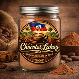 Chocolat Lakay – Haitian Chocolate Powder | Authentic Caribbean Hot Chocolate | Spiced Cocoa Mix