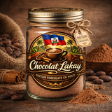 Chocolat Lakay – Haitian Chocolate Powder | Authentic Caribbean Hot Chocolate | Spiced Cocoa Mix