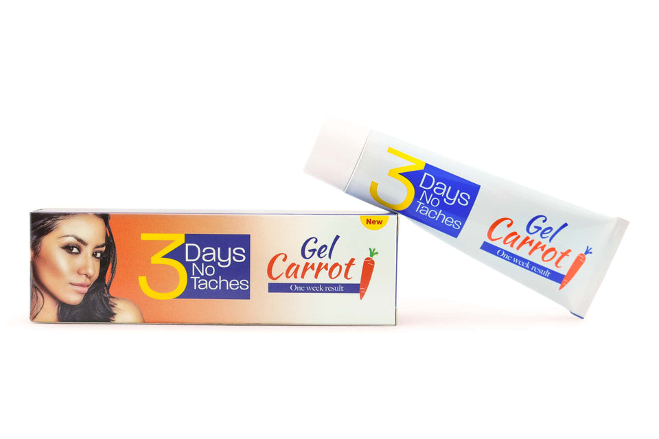 3 days No tach lotion Carrots