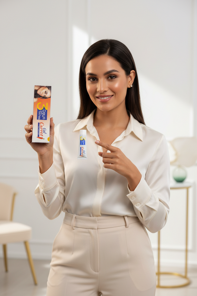 3 Days No Tach Carrot Gel Lotion – Fast Brightening Skin | AURORE LUXURE